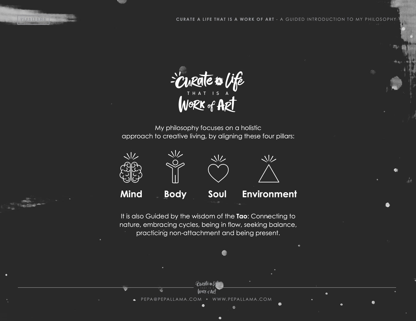 Curate a Life that is a Work of Art: A Guided Introduction to my Philosophy
