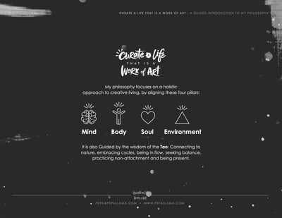 Curate a Life that is a Work of Art: A Guided Introduction to my Philosophy