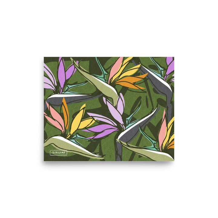 Garden Tropics Cockatoo and Toucan Bird Handpainted Tropical