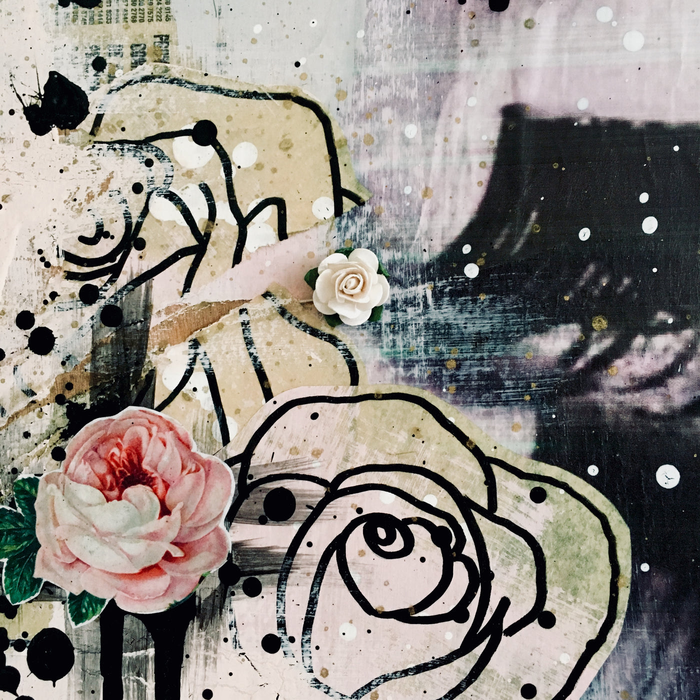 ROSES 10X10 PRINT