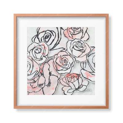 ROSES 10X10 PRINT