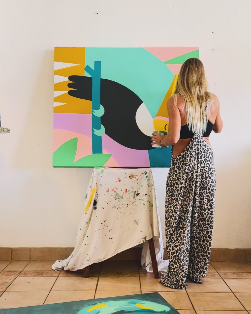 Costa Rica artist muralist Pepa Ivanoff pepallama